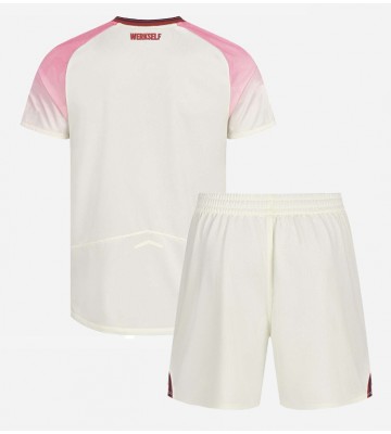 Bayer Leverkusen Udebanetrøje Børn 2025-26 Kortærmet (+ Korte bukser)